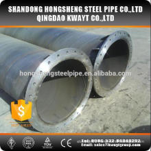 ssaw carbon steel pipe with flange